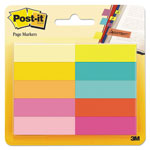 Post-it® Page Flag Markers, Assorted Bright Colors, 50 Sheets/Pad, 10 Pads/Pack orginal image