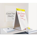 Post-it® Self-Stick Pad Plus Tabletop Easel Pad with Dry Erase Board, Unruled, 20 White 20 x 23 Sheets orginal image