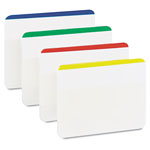 Post-it® Tabs, Lined, 1/5-Cut Tabs, Assorted Primary Colors, 2