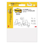 Post-it® Vertical-Orientation Self-Stick Easel Pads, Unruled, 20 White 15 x 18 Sheets, 2/Pack orginal image