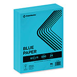 Printworks™ Professional Color Paper, 24 lb Text Weight, 8.5 x 11, Blue, 500/Ream orginal image