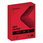 Printworks™ Professional Color Paper, 24 lb Text Weight, 8.5 x 11, Red, 500/Ream orginal image
