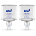 Purell VF PLUS Hand Sanitizer Gel Refill, 40.6 fl oz (1200 mL), Pump Dispenser, 2/Carton orginal image