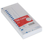 Pyramid Time Clock Cards for Pyramid Technologies 3000, One Side, 4 x 9, 100/Pack orginal image