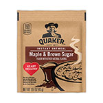 Quaker Foods Instant Oatmeal, Maple and Brown Sugar, 1.51 oz Packet, 40 Count Box orginal image