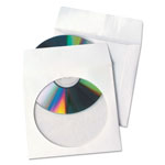 Quality Park Tech-No-Tear Poly/Paper CD/DVD Sleeves, 100/Box orginal image