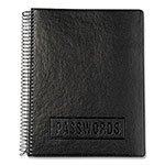RE-Focus The Creative Office Executive Format Password Log Book, 576 Total Entries, 4 Entries/Page, Black Faux-Leather Cover, (72) 10 x 7.6 Sheets orginal image