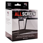 Read Right/Advantus AllScreen Screen Cleaning Kit, 50 Wipes, 1 Microfiber Cloth orginal image