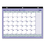 Rediform Academic 13-Month Desk Pad Calendar, 11 x 8.5, Black Binding, 13-Month (July to July): 2023 to 2024 orginal image