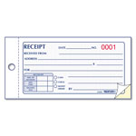 Rediform Small Money Receipt Book, Two-Part Carbonless, 2.75 x 5, 50 Forms Total orginal image