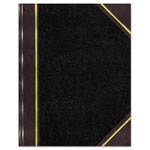 Rediform Texthide Record Book, 1-Subject, Medium/College Rule, Black/Burgundy Cover, (500) 14 x 8.5 Sheets orginal image