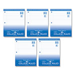 Roaring Spring Paper Loose Leaf Paper, 8.5 x 11, 3-Hole Punched, College Rule, White, 500 Sheets/Pack, 5 Packs/Carton orginal image