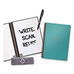 Rocketbook Core Smart Notebook, Dotted Rule, Teal Cover, (18) 8.8 x 6 Sheets orginal image