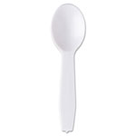 Royal   Polystyrene Taster Spoons, White, 3000/Carton orginal image
