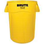 Rubbermaid Brute 44-gallon Vented Container, Yellow, 4/Carton orginal image