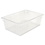Rubbermaid Food/Tote Boxes, 12.5 gal, 26 x 18 x 9, Clear, Plastic orginal image