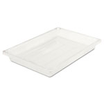Rubbermaid Food/Tote Boxes, 5 gal, 26 x 18 x 3.5, Clear, Plastic orginal image
