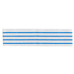 Rubbermaid HYGEN Disposable Microfiber Cleaning Cloths, White/Blue Stripes, 18 x 4.75, 50/Pack orginal image