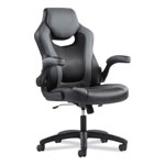 Sadie™ 9-One-One High-Back Racing Style Chair with Flip-Up Arms, Supports up to 225 lbs., Black Seat/Gray Back, Black Base orginal image