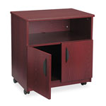 Safco Laminate Machine Stand w/Open Compartment, 28w x 19.75d x 30.5h, Mahogany orginal image