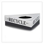 Safco Trifecta Waste Receptacle Lid. Laser Cut 