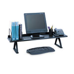 Safco Value Mate Desk Riser, 100-Pound Capacity, 42 x 12 x 8, Black orginal image