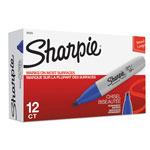 Sharpie® Chisel Tip Permanent Marker, Medium, Blue, Dozen orginal image