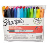 Sharpie® Fine Tip Permanent Marker, Assorted Colors, 24/Set orginal image