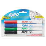 Sharpie® Low-Odor Dry-Erase Marker, Extra-Fine Needle Tip, Assorted Colors, 4/Pack orginal image