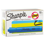 Sharpie® Tank Style Highlighters, Chisel Tip, Blue, Dozen orginal image