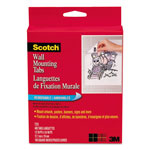 Scotch™ Precut Removable Mounting Tabs, Removable, Holds Up to 0.25 lb, 6 Tabs, Double-Sided, 0.5 x 0.75, Black, 480/Pack orginal image