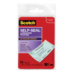 Scotch™ Self-Sealing Laminating Pouches, 9 mil, 3.8