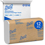 Scott® Essential C-Fold Towels for Business, Absorbency Pockets, 1-Ply, 10.13 x 13.15, White, 200/Pack, 12 Packs/Carton orginal image