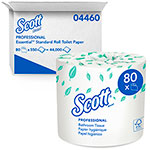 Scott® Essential Professional Standard Roll Bathroom Tissue (04460), 2-Ply, White, 80 Rolls / Case, 550 Sheets / Roll, 44,000 Sheets / Case orginal image
