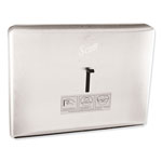 Scott® Personal Seat Toilet Seat Cover Dispenser, Stainless Steel, 16.6 x 12.3 x 2.5 orginal image
