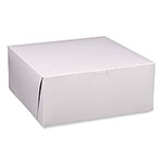 SCT Bakery Boxes, Standard, 14 x 14 x 6, White, Paper, 50/Carton orginal image