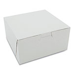 SCT White One-Piece Non-Window Bakery Boxes, Standard, 3 x 6 x 6, White, Paper, 250/Carton orginal image