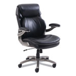 SertaPedic Cosset Mid-Back Executive Chair, Supports up to 275 lbs., Black Seat/Black Back, Slate Base orginal image