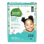 Seventh Generation Free & Clear Baby Wipes, Refill, Unscented, White, 256 Wipe Pack orginal image