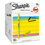 Sharpie® Pocket Style Highlighters, Chisel Tip, Yellow, 36/Pack orginal image