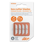 slice® Safety Box Cutter Blades, Rounded Tip, Ceramic Zirconium Oxide, 4/Pack orginal image