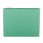 Smead Colored Hanging File Folders, Letter Size, 1/5-Cut Tab, Green, 25/Box orginal image