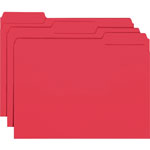 Smead Interior File Folders, 1/3-Cut Tabs, Letter Size, Red, 100/Box orginal image