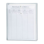 Smead Poly String & Button Interoffice Envelopes, String & Button Closure, 9.75 x 11.63, Clear, 5/Pack orginal image