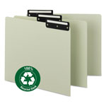 Smead Recycled Blank Top Tab File Guides, 1/3-Cut Top Tab, Blank, 8.5 x 11, Green, 50/Box orginal image