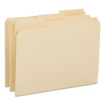 Smead Reinforced Tab Manila File Folders, 1/3-Cut Tabs, Letter Size, 14 pt. Manila, 100/Box orginal image