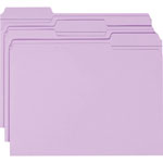 Smead Reinforced Top Tab Colored File Folders, 1/3-Cut Tabs, Letter Size, Lavender, 100/Box orginal image
