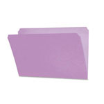 Smead Reinforced Top Tab Colored File Folders, Straight Tab, Legal Size, Lavender, 100/Box orginal image