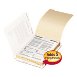 Smead Stackable Folder Dividers w/ Fasteners, 1/5-Cut End Tab, Letter Size, Manila, 50/Pack orginal image