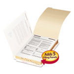 Smead Stackable Folder Dividers w/ Fasteners, 1/5-Cut End Tab, Legal Size, Manila, 50/Pack orginal image